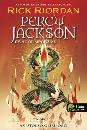 Percy Jackson és az olimposziak 5. – Az utolsó olimposzi – Rick Riordan könyv borítója