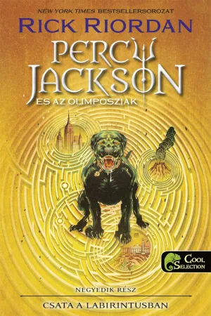 Percy Jackson és az olimposziak 4. – Csata a labirintusban – Rick Riordan könyv borítója