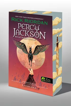 Percy Jackson és az olimposziak 3. – A Titán átka (Különleges éldekorált kiadás!) – Rick Riordan könyv borítója