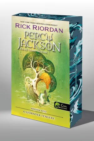 Percy Jackson és az olimposziak 2. – A szörnyek tengere (Különleges éldekorált kiadás!) – Rick Riordan könyv borítója
