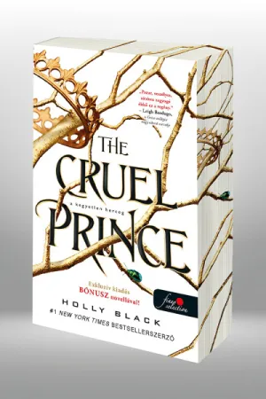 A kegyetlen herceg (A levegő népe 1.) – Különleges éldekorált kiadás! – Holly Black könyv borítója