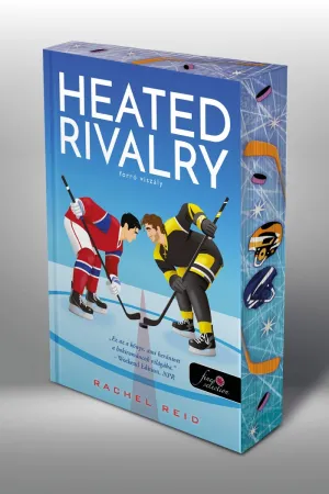 Forró viszály (Heated Rivalry 2.) Különleges éldekorált kiadás! – Rachel Reid könyv borítója