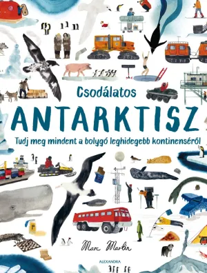 Csodálatos Antarktisz – Marc Martin könyv borítója