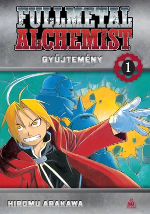 Fullmetal Alchemist-gyűjtemény 1. – Hiromu Arakawa könyv borítója