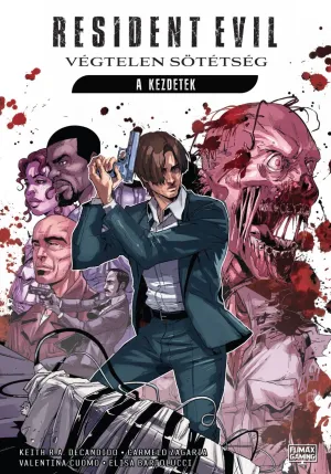 Resident Evil: Végtelen sötétség – A kezdetek – Keith R.A. DeCandido könyv borítója